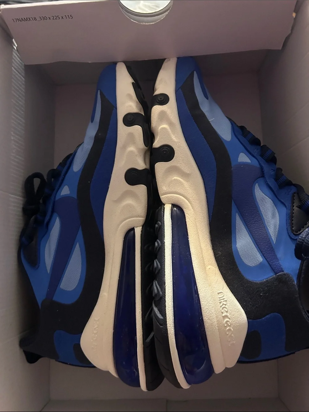 Nike Kids Blue and Light Blue Sneakers